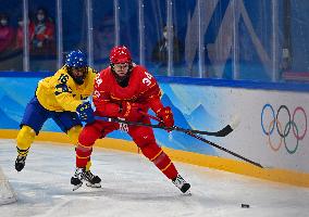 (BEIJING2022)CHINA-BEIJING-OLYMPIC WINTER GAMES-ICE HOCKEY-WOMEN'S PRELIMINARY-CHINA VS SWEDEN (CN)
