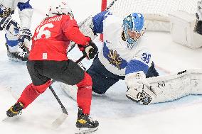 (BEIJING2022)CHINA-BEIJING-OLYMPIC WINTER GAMES-ICE HOCKEY-WOMEN'S PRELIMINARY-SWITZERLAND VS FINLAND (CN)