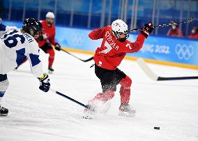 (BEIJING2022)CHINA-BEIJING-OLYMPIC WINTER GAMES-ICE HOCKEY-WOMEN'S PRELIMINARY-SWITZERLAND VS FINLAND (CN)