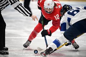 (BEIJING2022)CHINA-BEIJING-OLYMPIC WINTER GAMES-ICE HOCKEY-WOMEN'S PRELIMINARY-SWITZERLAND VS FINLAND (CN)