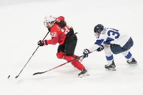 (BEIJING2022)CHINA-BEIJING-OLYMPIC WINTER GAMES-ICE HOCKEY-WOMEN'S PRELIMINARY-SWITZERLAND VS FINLAND (CN)