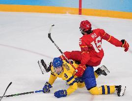 (BEIJING2022)CHINA-BEIJING-OLYMPIC WINTER GAMES-ICE HOCKEY-WOMEN'S PRELIMINARY-CHINA VS SWEDEN (CN)