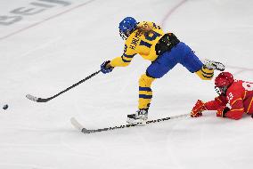 (BEIJING2022)CHINA-BEIJING-OLYMPIC WINTER GAMES-ICE HOCKEY-WOMEN'S PRELIMINARY-CHINA VS SWEDEN (CN)