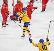 (BEIJING2022)CHINA-BEIJING-OLYMPIC WINTER GAMES-ICE HOCKEY-WOMEN'S PRELIMINARY-CHINA VS SWEDEN (CN)