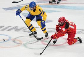 (BEIJING2022)CHINA-BEIJING-OLYMPIC WINTER GAMES-ICE HOCKEY-WOMEN'S PRELIMINARY-CHINA VS SWEDEN (CN)