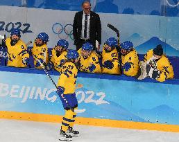 (BEIJING2022)CHINA-BEIJING-OLYMPIC WINTER GAMES-ICE HOCKEY-WOMEN'S PRELIMINARY-CHINA VS SWEDEN (CN)