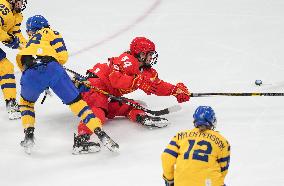 (BEIJING2022)CHINA-BEIJING-OLYMPIC WINTER GAMES-ICE HOCKEY-WOMEN'S PRELIMINARY-CHINA VS SWEDEN (CN)