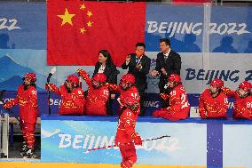 (BEIJING2022)CHINA-BEIJING-OLYMPIC WINTER GAMES-ICE HOCKEY-WOMEN'S PRELIMINARY-CHINA VS SWEDEN (CN)