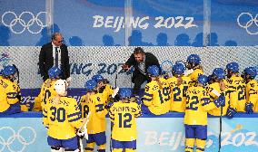 (BEIJING2022)CHINA-BEIJING-OLYMPIC WINTER GAMES-ICE HOCKEY-WOMEN'S PRELIMINARY-CHINA VS SWEDEN (CN)