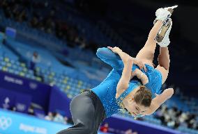 (BEIJING2022)CHINA-BEIJING-OLYMPIC WINTER GAMES-FIGURE SKATING-TEAM EVENT-PAIRS-FREE SKATING (CN)