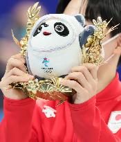 (BEIJING2022)CHINA-BEIJING-WINTER OLYMPIC GAMES-FIGURE SKATING-TEAM EVENT-FLOWER CEREMONY (CN)