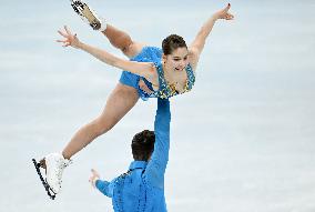 (BEIJING2022)CHINA-BEIJING-OLYMPIC WINTER GAMES-FIGURE SKATING-TEAM EVENT-PAIRS-FREE SKATING (CN)