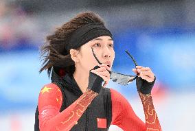 (BEIJING2022)CHINA-BEIJING-OLYMPIC WINTER GAMES-SPEED SKATING-WOMEN'S 1,500M-FINAL (CN)