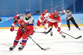 (BEIJING2022)CHINA-BEIJING-OLYMPIC WINTER GAMES-ICE HOCKEY-WOMEN'S PRELIMINARY-DENMARK VS CZECH REPUBLIC(CN)