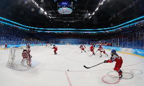 (BEIJING2022)CHINA-BEIJING-OLYMPIC WINTER GAMES-ICE HOCKEY-WOMEN'S PRELIMINARY-DENMARK VS CZECH REPUBLIC(CN)