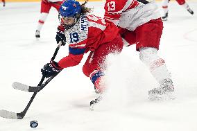 (BEIJING2022)CHINA-BEIJING-OLYMPIC WINTER GAMES-ICE HOCKEY-WOMEN'S PRELIMINARY-DENMARK VS CZECH REPUBLIC(CN)