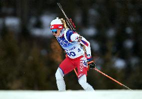 (BEIJING2022)CHINA-ZHANGJIAKOU-OLYMPIC WINTER GAMES-BIATHLON-WOMEN'S 15KM INDIVIDUAL (CN)