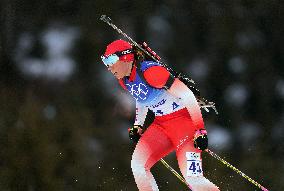 (BEIJING2022)CHINA-ZHANGJIAKOU-OLYMPIC WINTER GAMES-BIATHLON-WOMEN'S 15KM INDIVIDUAL (CN)