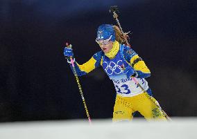 (BEIJING2022)CHINA-ZHANGJIAKOU-OLYMPIC WINTER GAMES-BIATHLON-WOMEN'S 15KM INDIVIDUAL (CN)