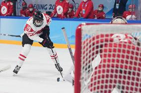 (BEIJING2022)CHINA-BEIJING-OLYMPIC WINTER GAMES-ICE HOCKEY-WOMEN'S PRELIMINARY-ROC VS CANADA