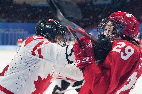 (XHTP)(BEIJING2022)CHINA-BEIJING-OLYMPIC WINTER GAMES-ICE HOCKEY-WOMEN'S PRELIMINARY-ROC VS CANADA