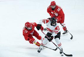 (XHTP)(BEIJING2022)CHINA-BEIJING-OLYMPIC WINTER GAMES-ICE HOCKEY-WOMEN'S PRELIMINARY-ROC VS CANADA