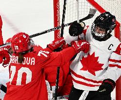 (BEIJING2022)CHINA-BEIJING-OLYMPIC WINTER GAMES-ICE HOCKEY-WOMEN'S PRELIMINARY-CANADA VS ROC (CN)