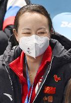 Peng Shuai at Beijing Olympic figure skating competition venue