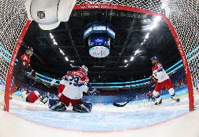 (BEIJING2022)CHINA-BEIJING-OLYMPIC WINTER GAMES-ICE HOCKEY-WOMEN'S PRELIMINARY-JPN VS CZE(CN)