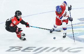 (BEIJING2022)CHINA-BEIJING-OLYMPIC WINTER GAMES-ICE HOCKEY-WOMEN'S PRELIMINARY-JAPAN VS CZE(CN)