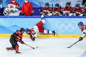 (BEIJING2022)CHINA-BEIJING-OLYMPIC WINTER GAMES-ICE HOCKEY-WOMEN'S PRELIMINARY-JAPAN VS CZE(CN)