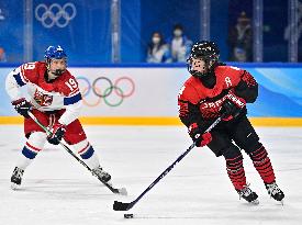 (BEIJING2022)CHINA-BEIJING-OLYMPIC WINTER GAMES-ICE HOCKEY-WOMEN'S PRELIMINARY-JAPAN VS CZE(CN)