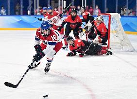 (BEIJING2022)CHINA-BEIJING-OLYMPIC WINTER GAMES-ICE HOCKEY-WOMEN'S PRELIMINARY-JAPAN VS CZE(CN)