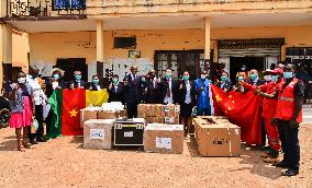 CAMEROON-MBALMAYO-CHINESE MEDICAL TEAM-FAREWELL CEREMONY