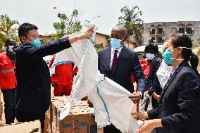 CAMEROON-MBALMAYO-CHINESE MEDICAL TEAM-FAREWELL CEREMONY