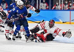 (BEIJING2022)CHINA-BEIJING-OLYMPIC WINTER GAMES-ICE HOCKEY-WOMEN'S PRELIMINARY-CANADA VS U.S. (CN)