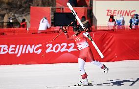 (BEIJING2022)CHINA-BEIJING-OLYMPIC WINTER GAMES-ALPINE SKIING-MEN'S SUPER-G (CN)