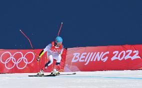 (BEIJING2022) CHINA-BEIJING-OLYMPIC WINTER GAMES-ALPINE SKIING-MEN'S SUPER-G (CN)