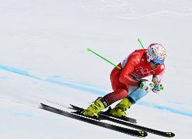 (BEIJING2022) CHINA-BEIJING-OLYMPIC WINTER GAMES-ALPINE SKIING-MEN'S SUPER-G (CN)