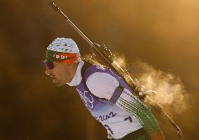 (BEIJING2022)CHINA-ZHANGJIAKOU-OLYMPIC WINTER GAMES-BIATHLON-MEN'S 20KM INDIVIDUAL (CN)