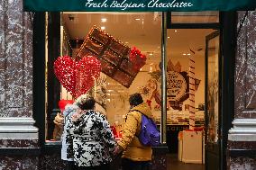 BELGIUM-BRUSSELS-VALENTINE'S DAY-CHOCOLATE