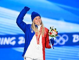 (BEIJING2022)CHINA-BEIJING-OLYMPIC WINTER GAMES-WOMEN'S FREESKI BIG AIR-AWARDING CEREMONY (CN)