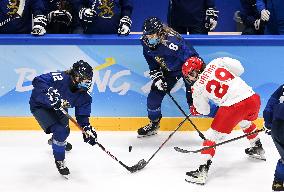 (BEIJING2022)CHINA-BEIJING-OLYMPIC WINTER GAMES-ICE HOCKEY-WOMEN'S PRELIMINARY-FIN VS ROC(CN)
