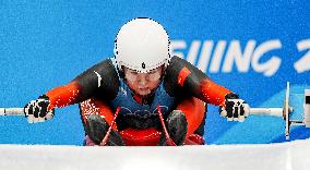 (BEIJING2022)CHINA-BEIJING-YANQING-OLYMPIC WINTER GAMES-LUGE-WOMEN'S SINGLES (CN)