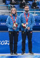 (BEIJING2022)CHINA-BEIJING-WINTER OLYMPIC GAMES-CURLING-MIXED DOUBLES-AWARDING CEREMONY (CN)