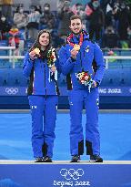 (BEIJING2022)CHINA-BEIJING-WINTER OLYMPIC GAMES-CURLING-MIXED DOUBLES-AWARDING CEREMONY (CN)