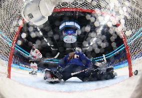 (BEIJING2022)CHINA-BEIJING-OLYMPIC WINTER GAMES-ICE HOCKEY-WOMEN'S PRELIMINARY-CANADA VS U.S. (CN)