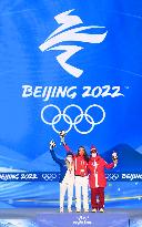 (BEIJING2022)CHINA-ZHANGJIAKOU-OLYMPIC WINTER GAMES-WOMEN'S FREESKI BIG AIR-AWARDING CEREMONY (CN)