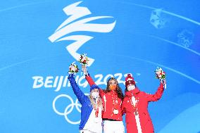 (BEIJING2022)CHINA-ZHANGJIAKOU-OLYMPIC WINTER GAMES-WOMEN'S FREESKI BIG AIR-AWARDING CEREMONY (CN)