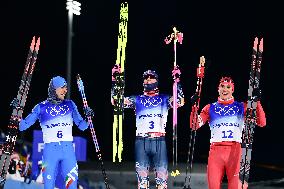 (BEIJING2022)CHINA-ZHANGJIAKOU-OLYMPIC WINTER GAMES-CROSS-COUNTRY SKIING-MEN'S SPRINT FREE-FINAL (CN)